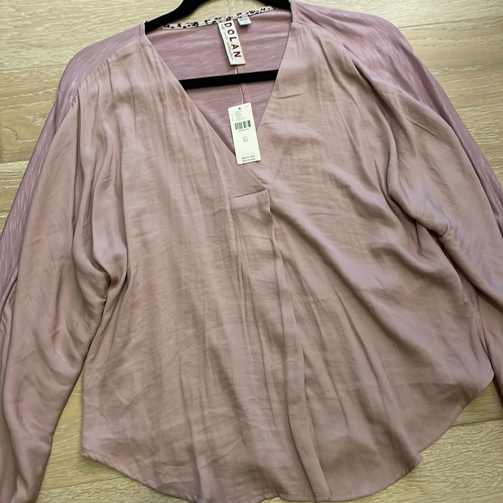 Anthropologie pink top